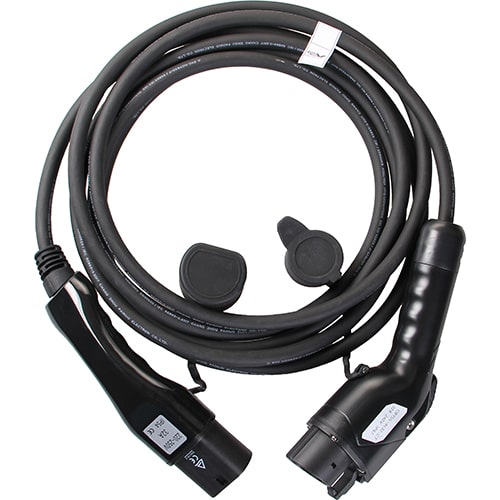 3-EVMOTIONS Gamma Type2 -> Type1 (32A) Elektromos autó töltőkábel
