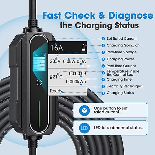 3-EVMOTIONS Sigma EVSE Type2 (max. 32A) Elektromos autó mobil töltőállomás