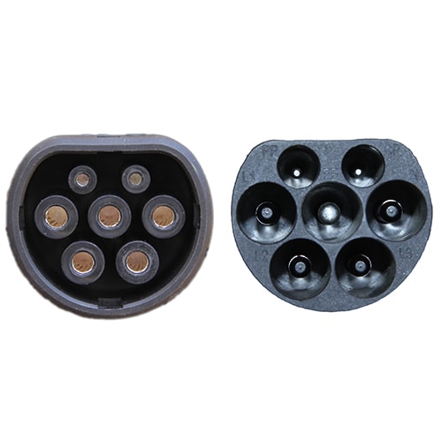 2-EVMOTIONS Delta Type2 -> Type2 (1x32A) 8m Elektromos autó töltőkábel